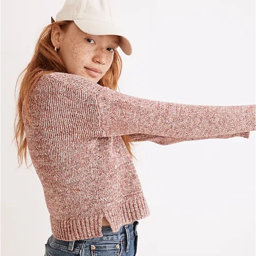 Madewell Millcrest Cropped Pullover Sweater - Picture 3 of 6